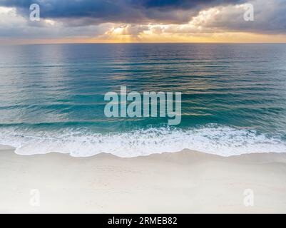 Vista panoramica aerea, Hollywood Beach, Miami, Florida Foto Stock