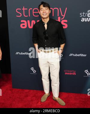 Los Angeles, USA. 27 agosto 2023. Nigel ng arriva agli Streamy Awards 2023 che si sono tenuti al Fairmont Century Plaza di Los Angeles, CALIFORNIA, domenica 27 agosto 2023. (Foto di Sthanlee B. Mirador/Sipa USA) credito: SIPA USA/Alamy Live News Foto Stock