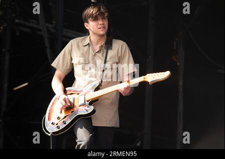 Portsmouth, Regno Unito. 27 agosto 2023. I Blinders si esibiscono dal vivo al Victorious Festival 2023. Cristina Massei/Alamy Live News Foto Stock