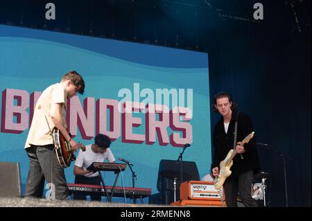 Portsmouth, Regno Unito. 27 agosto 2023. I Blinders si esibiscono dal vivo al Victorious Festival 2023. Cristina Massei/Alamy Live News Foto Stock