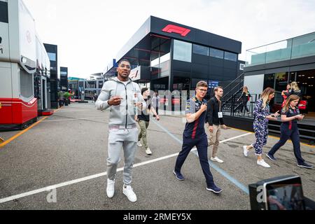 Zandvoort, Paesi Bassi. 24 agosto 2023. Anthony Joshua (GBR), Gran Premio di F1 dei Paesi Bassi sul circuito Zandvoort il 24 agosto 2023 a Zandvoort, Paesi Bassi. (Foto di HIGH TWO) credito: dpa/Alamy Live News Foto Stock