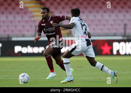 Salerno, Napoli, Italia. 28 agosto 2023. Lassana Coulibaly di Salernitana durante la partita di serie A Salernitana - Udinese, Stadio Arechi Salerno Italia (Credit Image: © Ciro De Luca/ZUMA Press Wire) SOLO USO EDITORIALE! Non per USO commerciale! Foto Stock