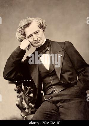 Hector Louis Berlioz (1803 – 1869) di Pierre Petit nel 1863 Foto Stock