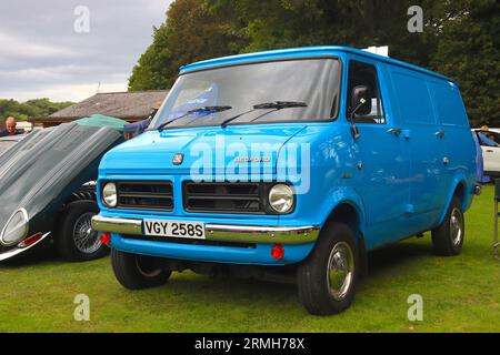 Pristine 1977 Bedford CF250 Mk1 van restored using many NOS parts - Vauxhall’s answer to the dominant Ford Transit in the light commercial van sector. Stock Photo