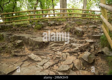 Quattro cascate Gwaun Hapste Brecon Beacons, Bannau Brycheiniog Galles Foto Stock