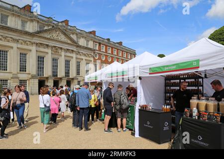 Food Festival 2023, Hampton Court Palace, East Molesey, Surrey, Inghilterra, gran Bretagna, Regno Unito, Regno Unito, Europa Foto Stock