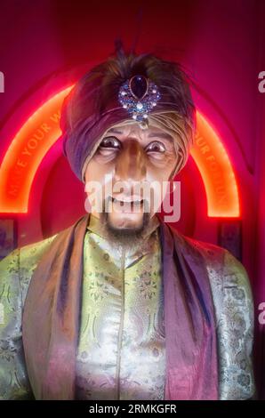 Zoltar Zoltan, macchina per raccontare rortune, Herne Bay, Kent, Regno Unito Foto Stock