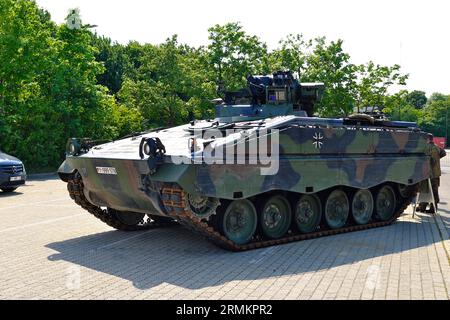 Veicolo da combattimento per fanteria SPZ MARDER, Bundeswehr Day, Monaco, Baviera, Germania Foto Stock