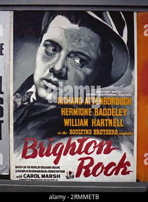 Hoarding del cinema di Brighton Rock Foto Stock