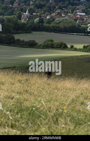 South Downs ad Alfriston Foto Stock