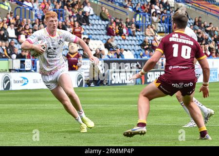 Huddersfield, Inghilterra - 25 agosto 2023 Luis Roberts (24) di Leeds Rhinos in azione. Rugby League Betfred Super League , Huddersfield Giants vs Leeds Rhinos al John Smith's Stadium, Huddersfield, UK Foto Stock