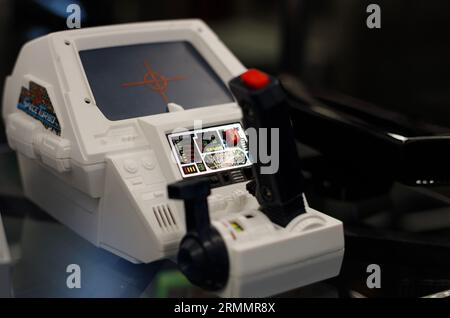 OSLO, NORVEGIA. 1 MAGGIO 2022: 1988 SPACE TURBO Game Console al Museo di Oslo Foto Stock