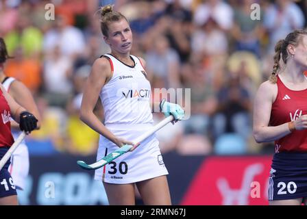 Monchengladbach, Deutschland. 26 agosto 2023. Firo : 08/26/2023 Hockey Field Hockey Euro 2023 donne CAMPIONATI EUROPEI GERMANIA - Inghilterra 3:0 partita per il gesto del terzo posto, Hanna Granitzki, GER/dpa/Alamy Live News Foto Stock