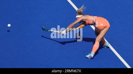 Monchengladbach, Deutschland. 26 agosto 2023. Firo : 26.08.2023 Field Hockey Euro 2023 CAMPIONATI EUROPEI donne OLANDA - BELGIO FINALE EUROPEO YIBBI JANSEN DI NETHELANDS, GIOCA LA PALLA/dpa/Alamy Live News Foto Stock