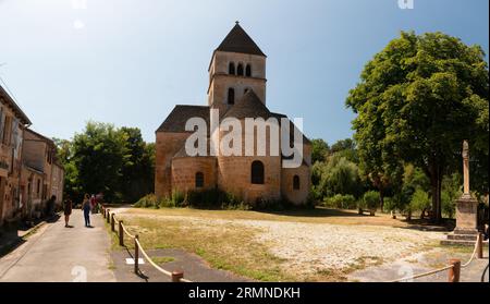 Visita il 24290 Montignac e Les Eyzies e Saint-Léon-sur-Vézère dordogne periford nord france Foto Stock