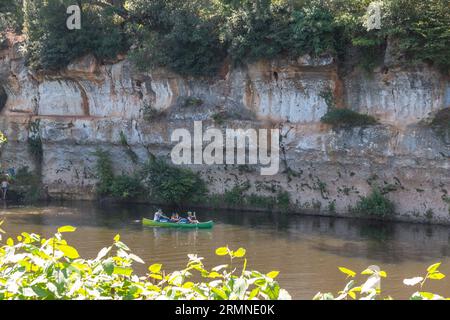 Visita il 24290 Montignac e Les Eyzies e Saint-Léon-sur-Vézère dordogne periford nord france Foto Stock