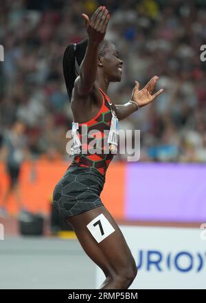 Mary MORAA di KEN Final 800 METRI DONNE durante i Campionati del mondo 2023 il 27 agosto 2023 a Nemzeti Atletikai Budapest, Ungheria - foto Laurent Lairys / DPPI Foto Stock
