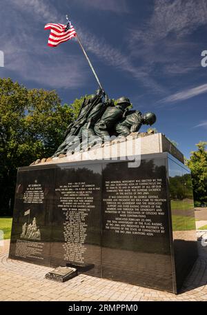 Nazionale di Iwo Jima Memorial   Newington, Connecticut, Stati Uniti d'America Foto Stock