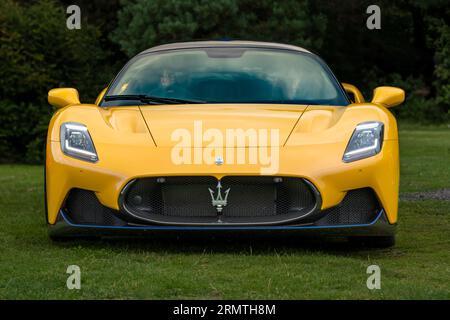 Maserati MC20 Super Car in giallo Foto Stock