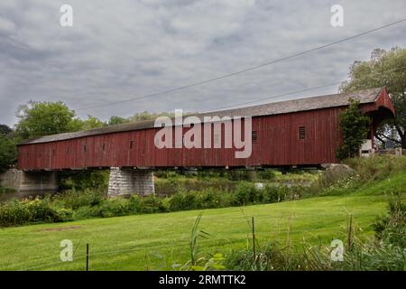 West Montrose ponte coperto Foto Stock