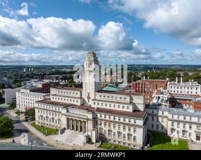 Leeds University, Leeds, Yorkshire, Regno Unito. Edificio di riferimento per l'istruzione superiore nel centro di Leeds, Yorkshire, regno unito Foto Stock