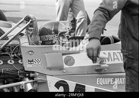 Jean-Pierre Beltoise in una Matra MS120 al Watkins Glen F1 Grand Prix 1970, partì 18°, DNF Foto Stock