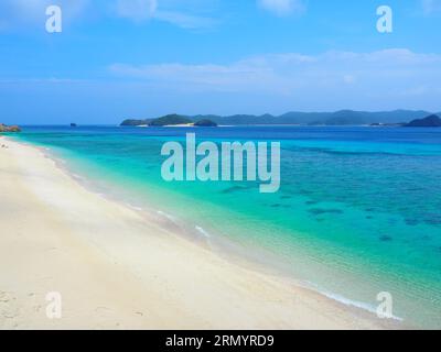 Isole Kerama, Parco Nazionale, Okinawa, Giappone - zone blu Foto Stock