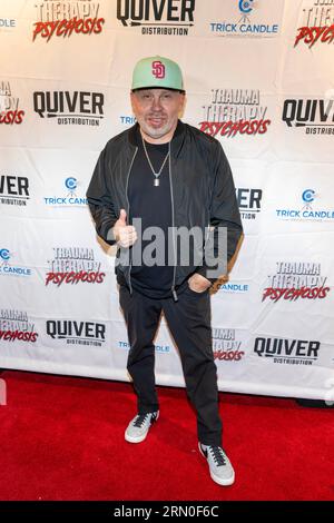 Los Angeles, USA. 30 agosto 2023. L'attore Vince Lozano partecipa alla prima del Los Angeles Film Trauma Therapy/ Psychosis al fine Arts Theatre di Los Angeles, CA 29 agosto 2023 Credit: Eugene Powers/Alamy Live News Foto Stock