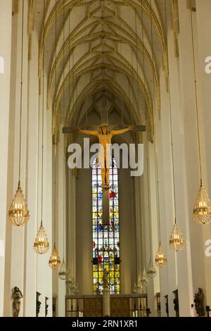 Fraunkirche, cenotafio dell'imperatore Luigi IV di Hans Krumpper Foto Stock