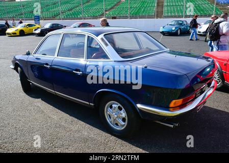 Motore rotativo NSU Ro80 Volkswagen Blue ben conservato Classic vintage retro Show Shine Day Out, Melbourne Victoria Foto Stock