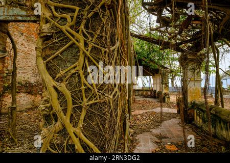 Vietnam, arcipelago di con Dao, chiamate isole Poulo-Condor durante la colonizzazione francese, con Son Island Foto Stock