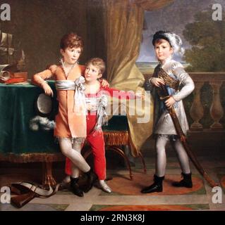 I figli del maresciallo Ney 1810 di Marie-Éléonore Godefroid Foto Stock