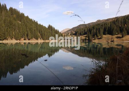 Bel lago ad Arosa, in Svizzera Foto Stock