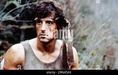 PRIMO film BLOOD 1982 Orion Pictures con Sylvester Stallone Foto Stock