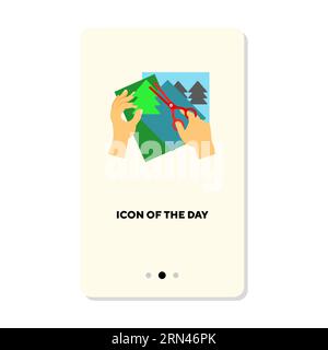 Icona hobby indoor Illustrazione Vettoriale