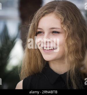 (150516) -- CANNES, 16 maggio 2015 -- l'attrice italiana Beatrice Mancini posa in una photocall per il film mia madre al 68° Festival di Cannes, Francia sud-orientale, il 16 maggio 2015. ) FRANCE-CANNES-MY MOTHER-PHOTOCALL ChenxXiaowei PUBLICATIONxNOTxINxCHN Cannes 16 maggio 2015 l'attrice italiana Beatrice Mancini posa in una foto per il Film mia madre AL 68° Festival di Cannes nel sud-est della Francia IL 16 maggio 2015 France Cannes My Mother Photo call ChenxXiaowei PUBLICATIONxNOTxINxCHN Foto Stock