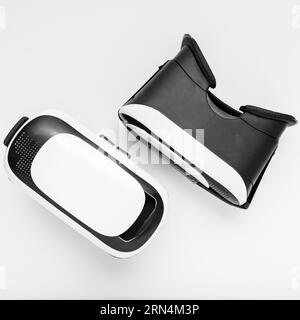 Disposizione della vista dall'alto con occhiali vr Foto Stock