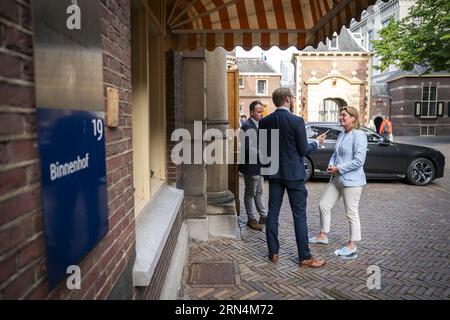 L'AIA - il ministro uscente Christianne van der Wal (natura e azoto) spiega perché gli standard sull'azoto devono diventare ancora più severi nei prossimi anni di quanto non lo siano ora. La ricerca dell'Università e della ricerca di Wageningen (WUR) mostra che il cosiddetto valore critico di deposizione (KDW) attualmente utilizzato, che determina la quantità massima di azoto che può essere depositato prima che si verifichi un danno, non è abbastanza rigoroso per proteggere la natura. ANP JEROEN JUMELET netherlands Out - belgium Out Foto Stock