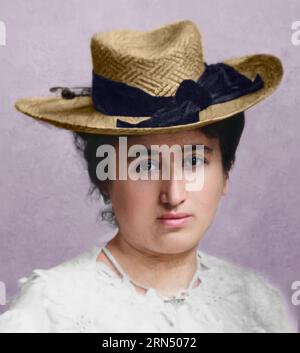 Rosa Luxemburg (1871–1919) was a Polish-born German Marxist political theorist, socialist philosopher, and revolutionary. Date: between 1895 and 1900 Stock Photo