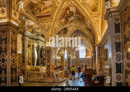 Cripta del Duomo, Amalfi, Costiera Amalfitana, Golfo di Salerno, Provincia di Salerno, Campania, Italia meridionale, Italia Foto Stock