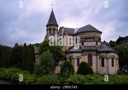 Chiesa di San Giuseppe, la Bourboule, dipartimento del Puy-de-Dome, regione Auvergne-Rodano-Alpes, Francia Foto Stock