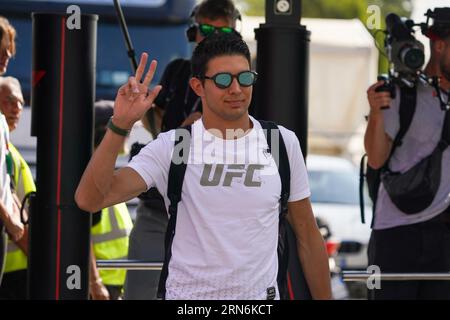 Monza, Italia. 31 agosto 2023. Esteban Ocon di Francia alla guida del (31) BWT Alpine F1 Team A523 Renault, durante la Formula 1 Pirelli GP d'Italia. Crediti: Alessio Morgese/Alessio Morgese/e-Mage/Alamy live news Foto Stock