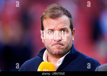 AMSTERDAM, PAESI BASSI - AGOSTO 31: Rafael van der Vaart, vecchio giocatore (AFC Ajax) durante la UEFA Champions League - Gioca al secondo turno partita di A. Foto Stock