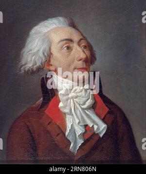 Ritratto di Louis-Michel le Peletier de Saint Fargeau (1760-1793), conventionnel, 'martire de la Liberté' circa 1793 di Jean-Francois Garneray Foto Stock