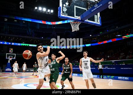 Asia Arena, Manila, Filippine. 31 agosto 2023. Shea Ili (NZL), 31 AGOSTO 2023 - Basket - FIBA World Cup 2023 - Classification Round 17-32 gruppo N tra nuova Zelanda 100-108 Messico al Mall of Asia Arena, Manila, Filippine. Credito: SportsPressJP/AFLO/Alamy Live News Foto Stock
