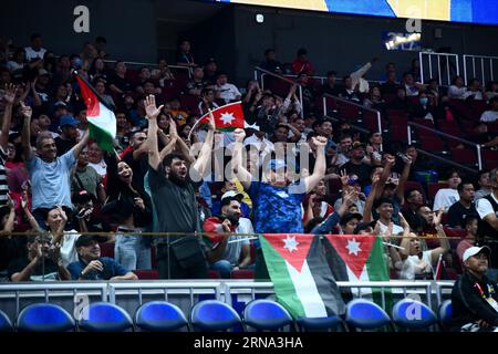Asia Arena, Manila, Filippine. 31 agosto 2023. Vista generale, 31 AGOSTO 2023 - Basket - FIBA World Cup 2023 - Classification Round 17-32 Group N Between Egypt 85-69 Jordan at Mall of Asia Arena, Manila, Filippine. Credito: SportsPressJP/AFLO/Alamy Live News Foto Stock
