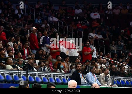 Asia Arena, Manila, Filippine. 31 agosto 2023. Vista generale, 31 AGOSTO 2023 - Basket - FIBA World Cup 2023 - Classification Round 17-32 Group N Between Egypt 85-69 Jordan at Mall of Asia Arena, Manila, Filippine. Credito: SportsPressJP/AFLO/Alamy Live News Foto Stock