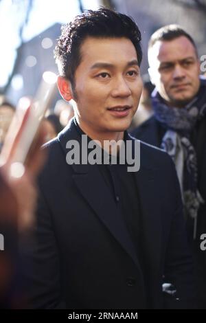 Chinese actor Li Chen arrives to attend Ermenegildo Zegna men s Fall-Winter 2016-2017 show collection in Milan, Italy, on Jan. 16, 2016. Milan Fashion Week is held from January 15 to 19. ) ITALY-MILAN-FASHION WEEK JinxYu PUBLICATIONxNOTxINxCHN   Chinese Actor left Chen arrives to attend Ermenegildo Zegna Men S Case Winter 2016 2017 Show Collection in Milan Italy ON Jan 16 2016 Milan Fashion Week IS Hero from January 15 to 19 Italy Milan Fashion Week JinxYu PUBLICATIONxNOTxINxCHN Stock Photo