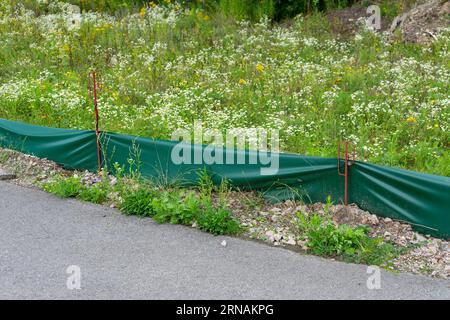 recinzione protettiva per rettili e anfibi Foto Stock