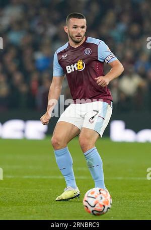 Birmingham, Regno Unito. 31 agosto 2023. John McGinn dell'Aston Villa durante la partita di UEFA Europa Conference League a Villa Park, Birmingham. Il credito fotografico dovrebbe leggere: Andrew Yates/Sportimage Credit: Sportimage Ltd/Alamy Live News Foto Stock